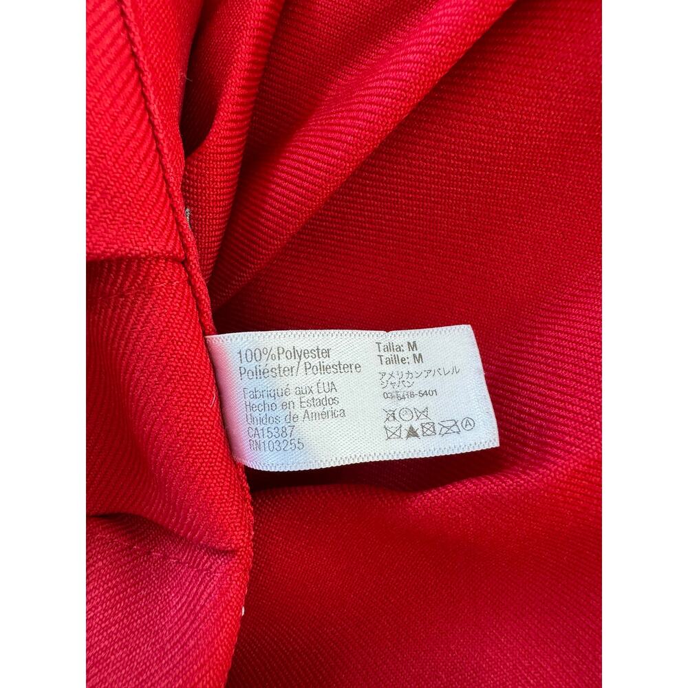 American Apparel Red Pleated Mini Skirt - Picture 8 of 8